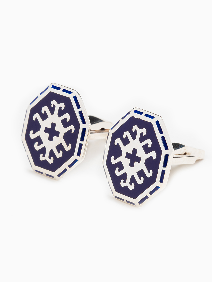 KHACHKHORAN CUFFLINKS BLUE