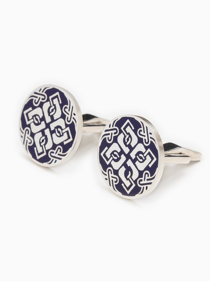 CHARTARAPETAKAN CUFFLINKS BLUE