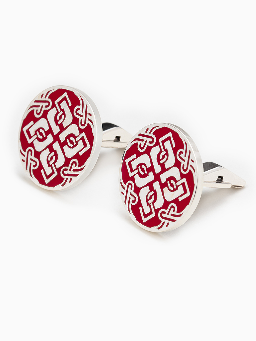 CHARTARAPETAKAN CUFFLINKS RED