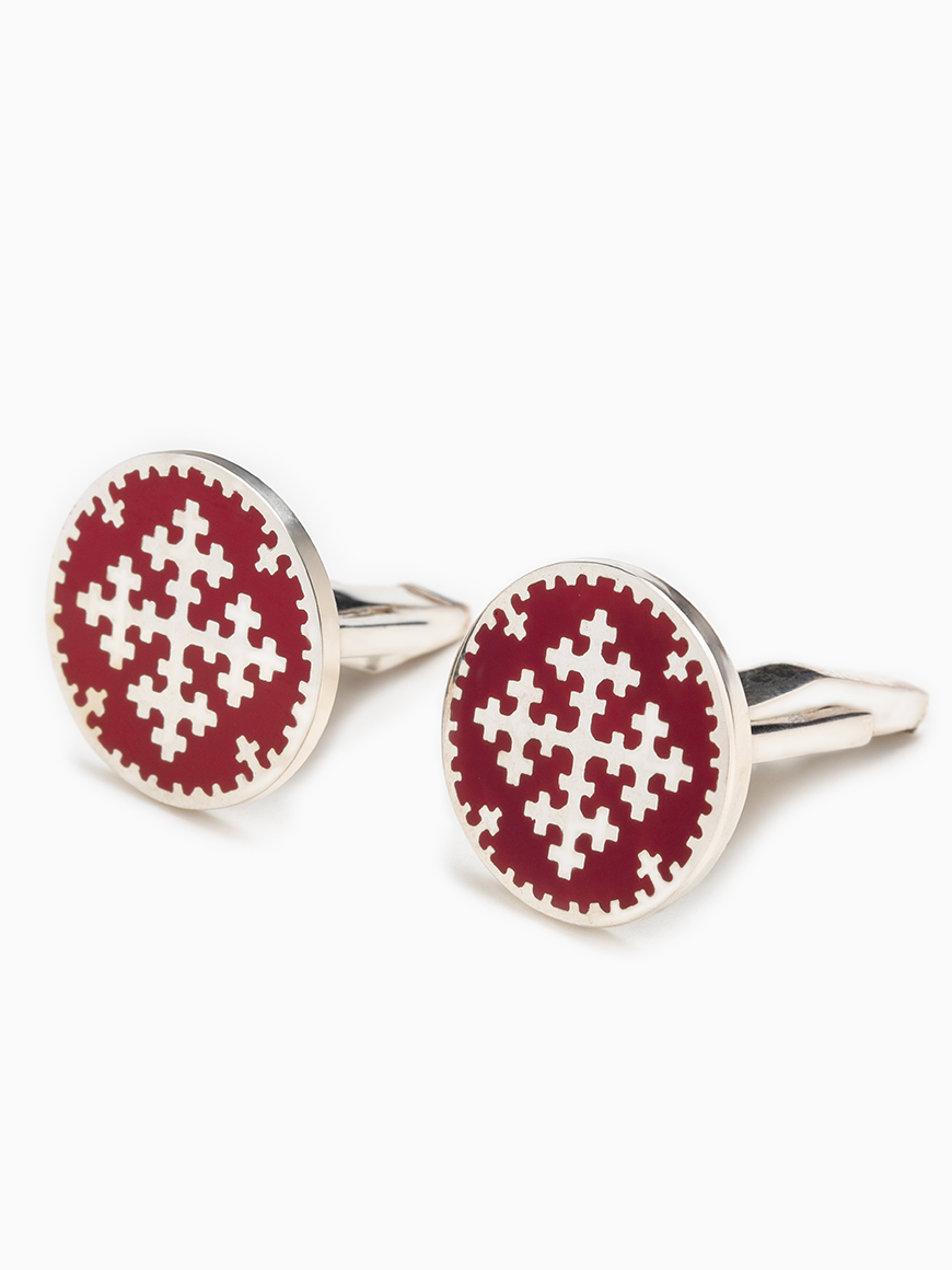 MARASH CUFFLINKS RED