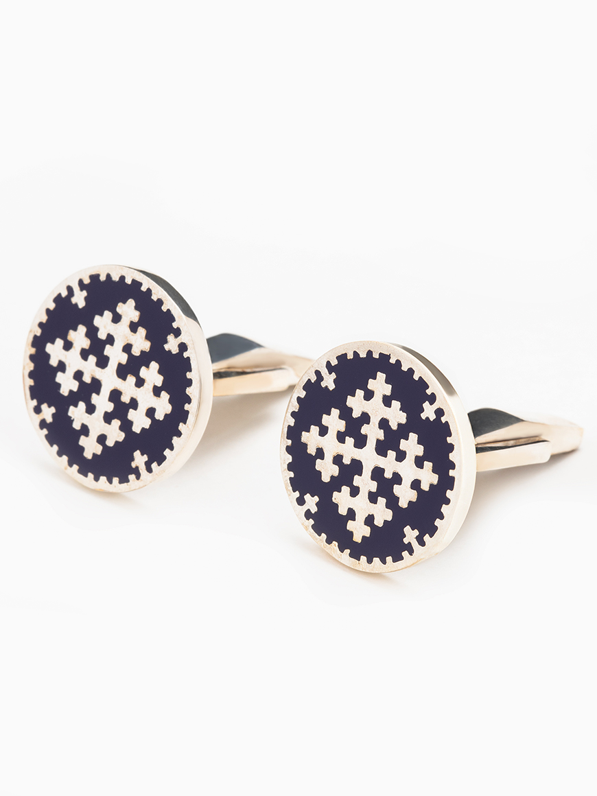 MARASH CUFFLINKS BLUE