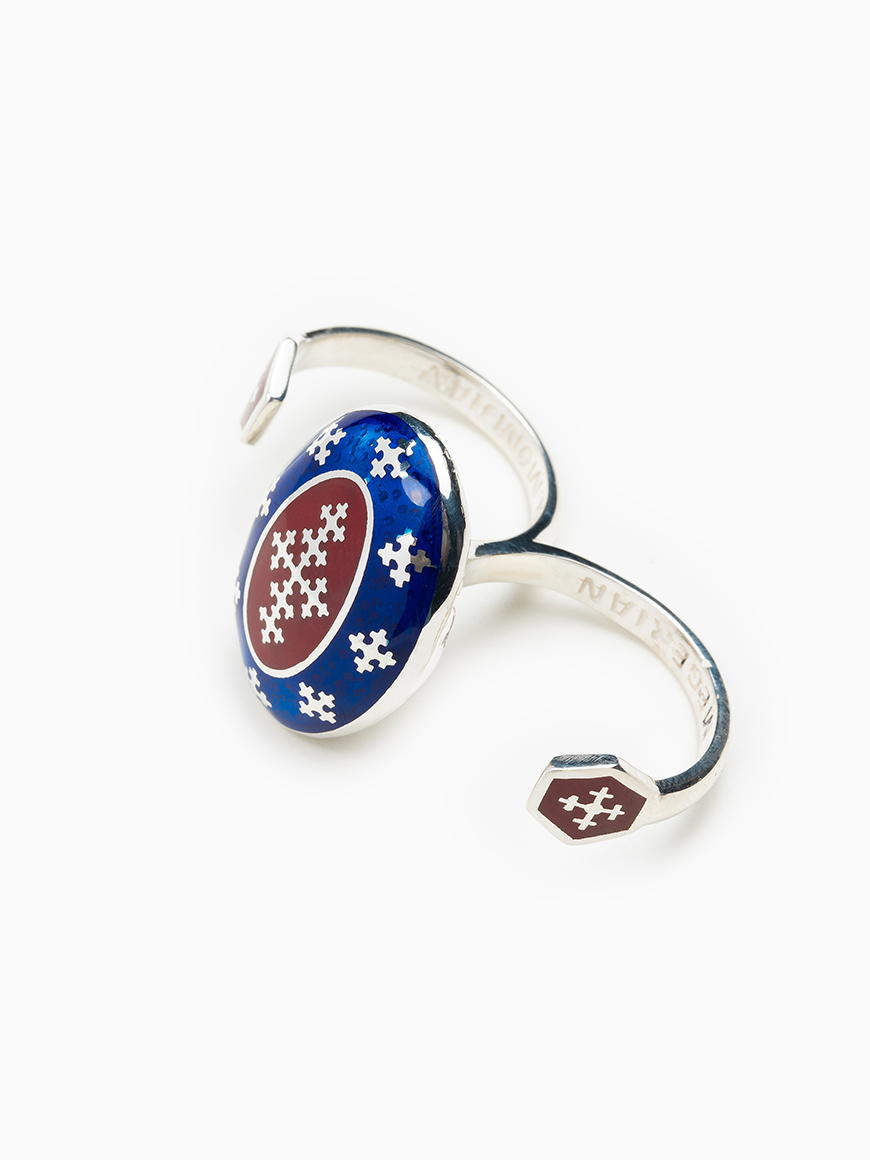 MARASH RINGS BLUE-RED